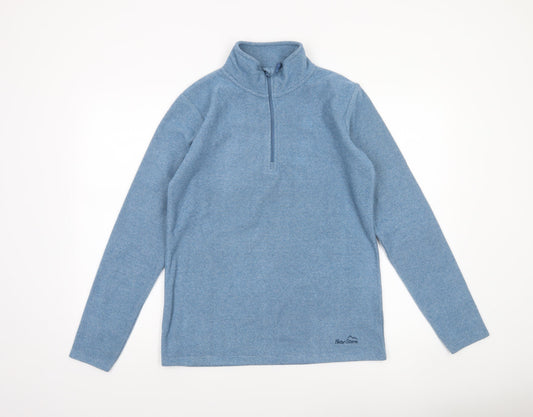 Peter Storm Women's Blue 1/2 Zip Fleece Pullover Size 14