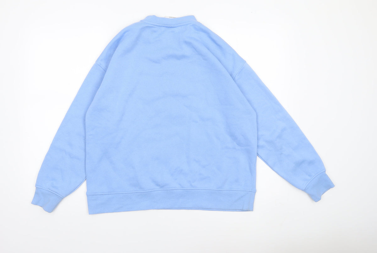 Disney Classics Women Blue Alice in Wonderland Pullover Sweatshirt Size S