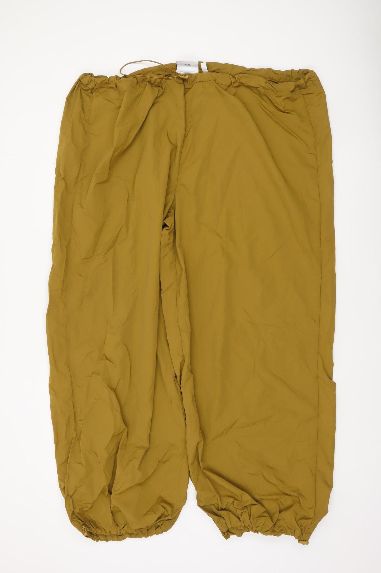 Daisy Street Women’s Brown Plus Size 24 Cargo Trousers Lightweight Polyamide