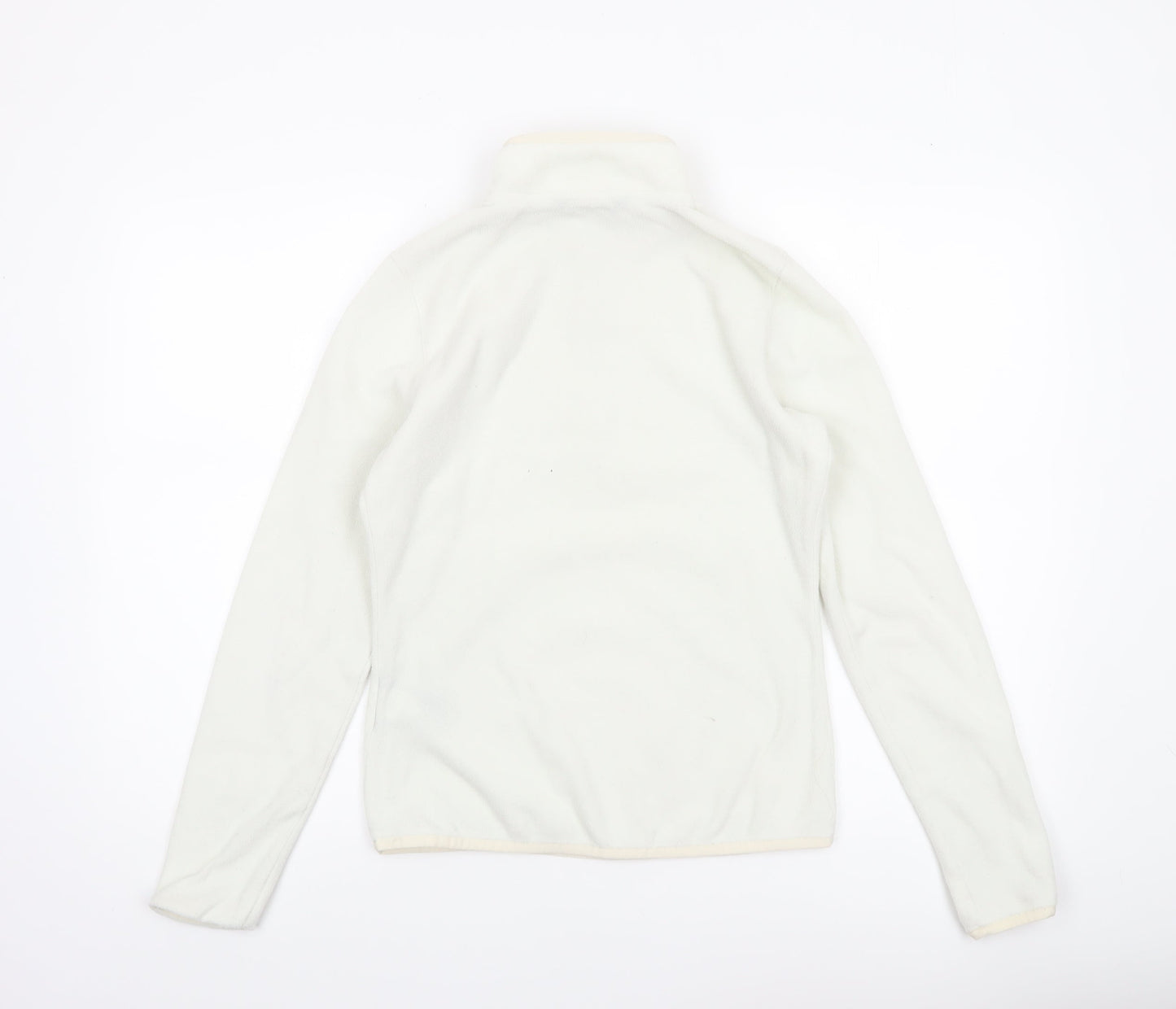 The North Face Womens White Fleece Pullover Sweatshirt S Polartec