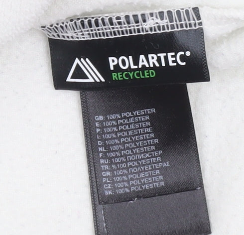 The North Face Womens White Fleece Pullover Sweatshirt S Polartec