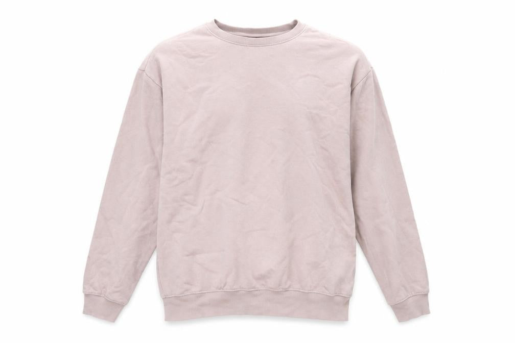 H&M Men’s Beige Loose Fit Sweatshirt Size S Crew Neck Pullover
