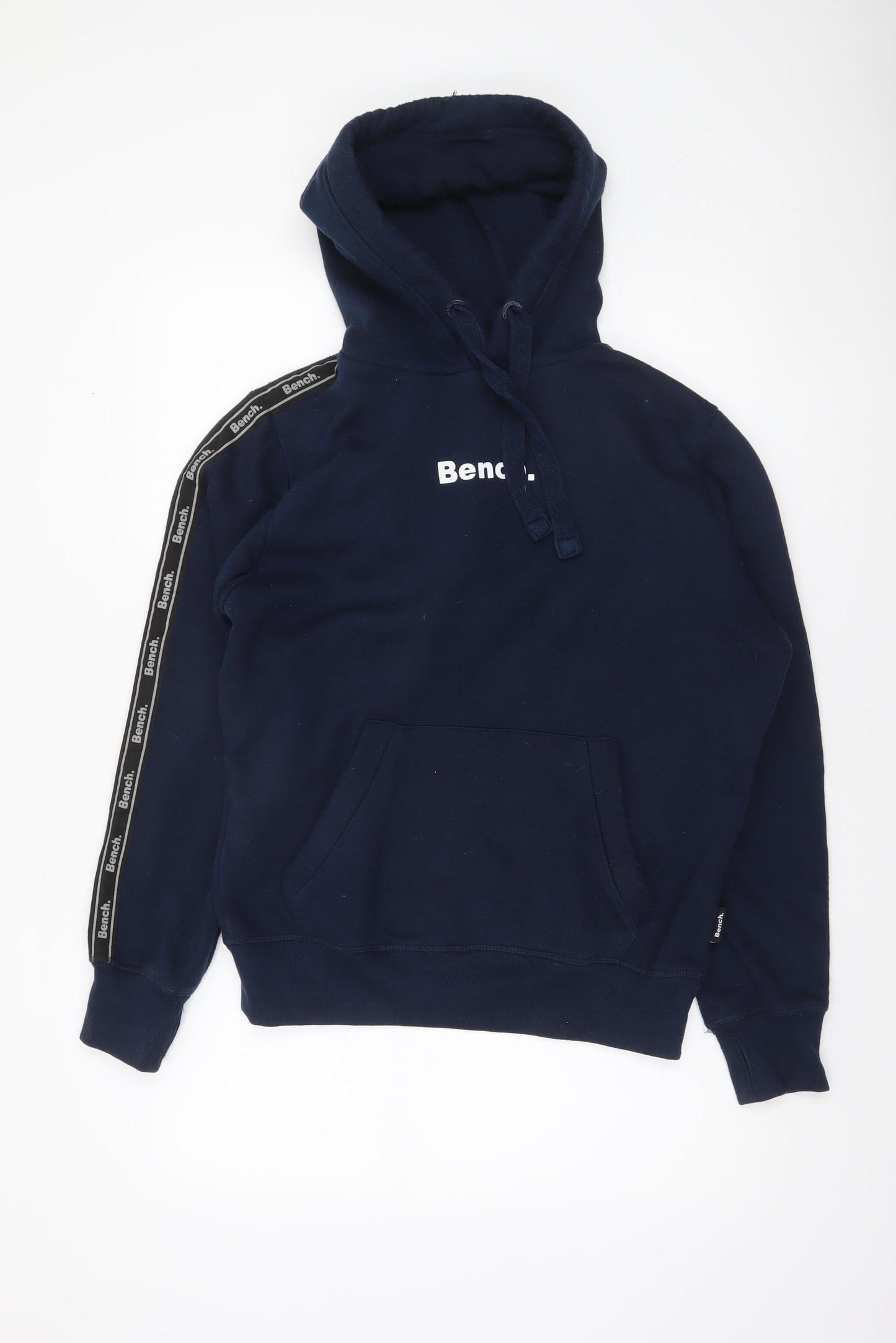 Mens UK S Regular Bench Blue Pullover Hoodie