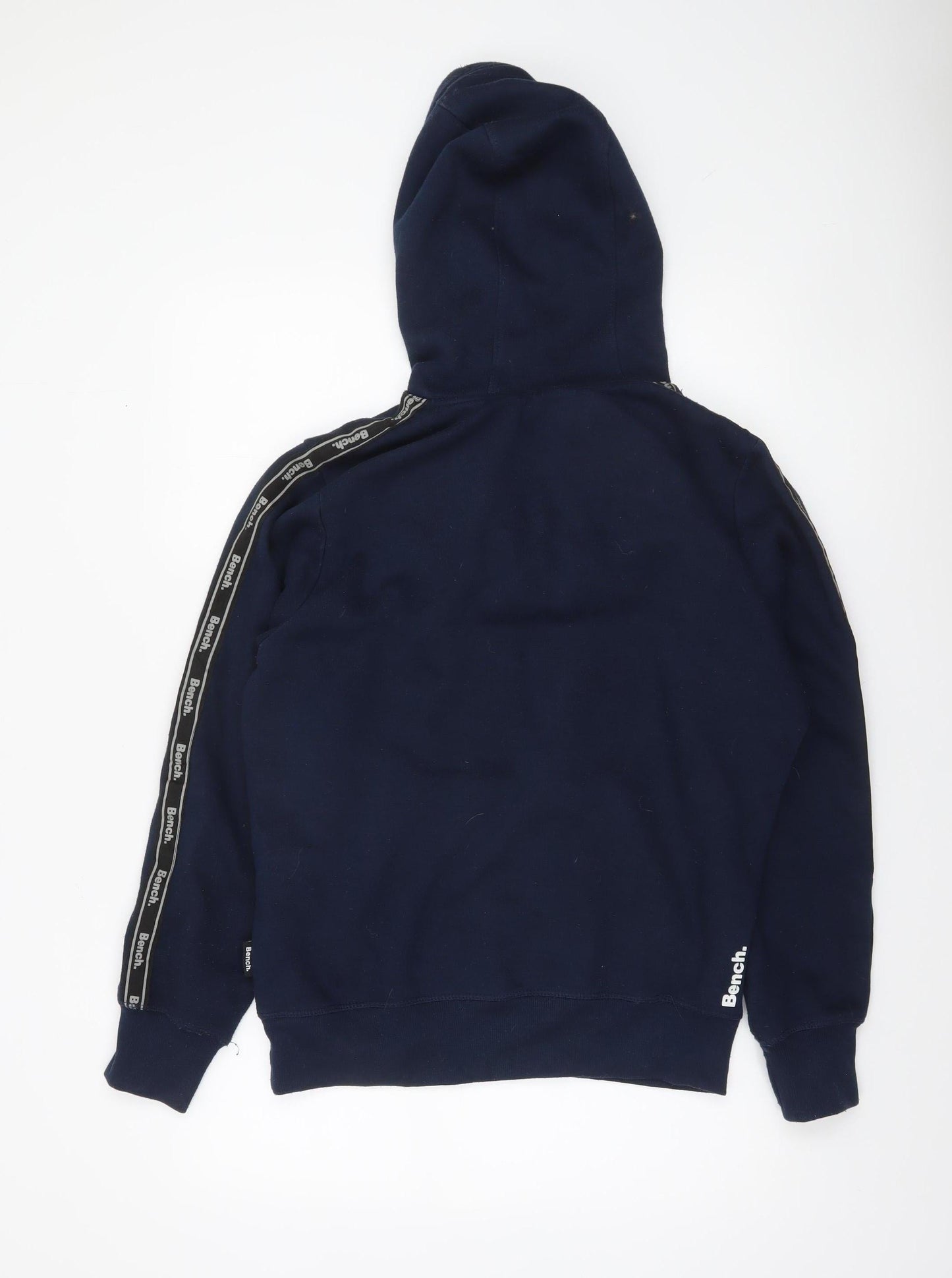Mens UK S Regular Bench Blue Pullover Hoodie