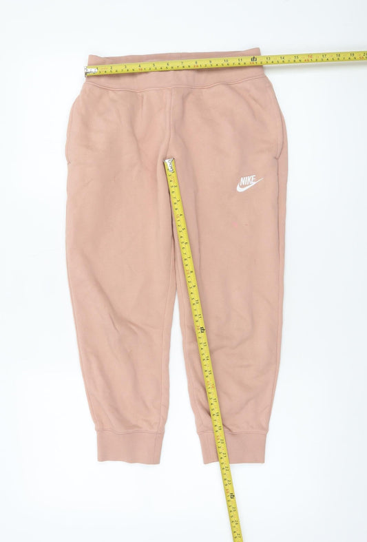 Nike Women’s Pink Fleece Jogger Sweatpants Size S
