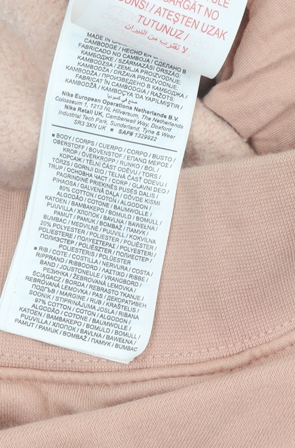 Nike Women’s Pink Fleece Jogger Sweatpants Size S