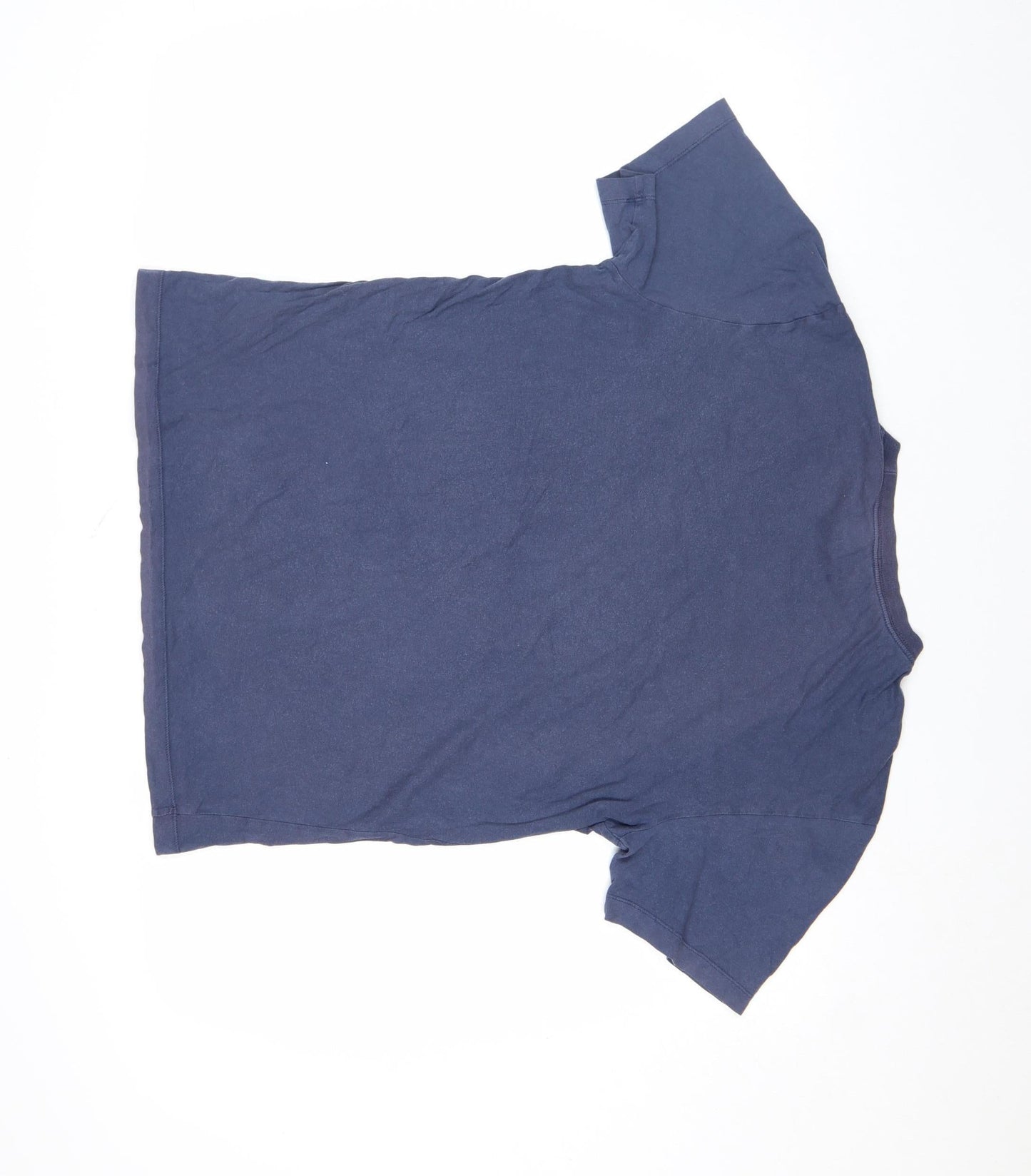 Nike Men's Blue Crew Neck Cotton T-Shirt Medium