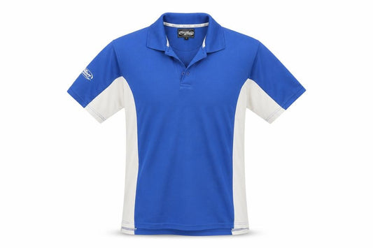 Mazon Men’s Blue Colourblock Hockey Polo Shirt Size L