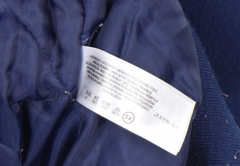 Primark Yale University Men’s Blue Varsity Jacket XS Wool Blend