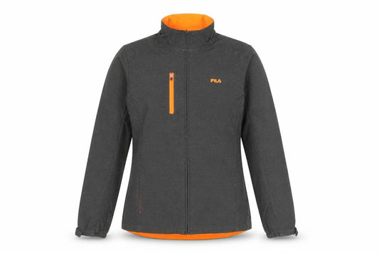 Womens UK Size M Regular FILA Grey Polyester Jacket