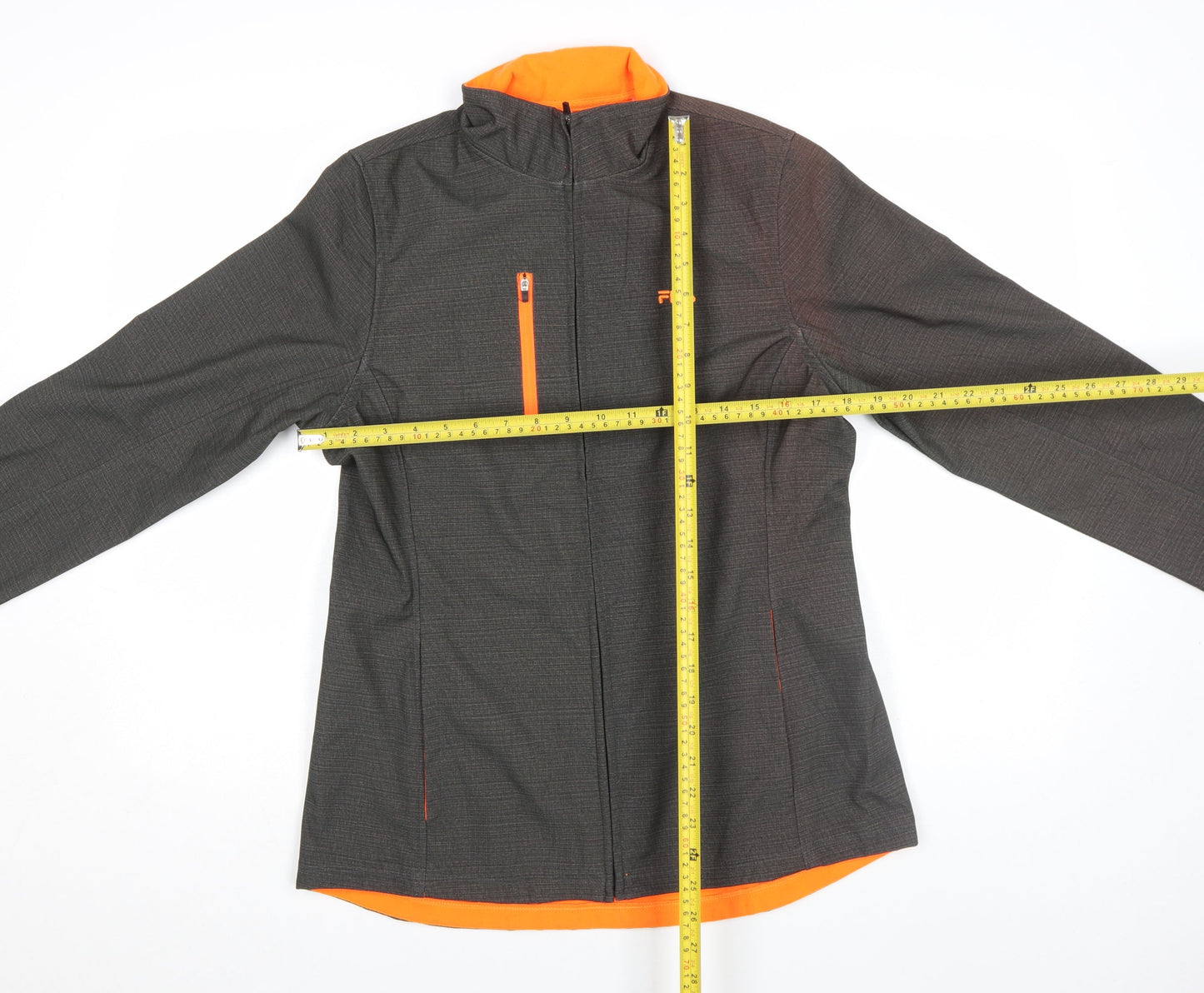 Womens UK Size M Regular FILA Grey Polyester Jacket