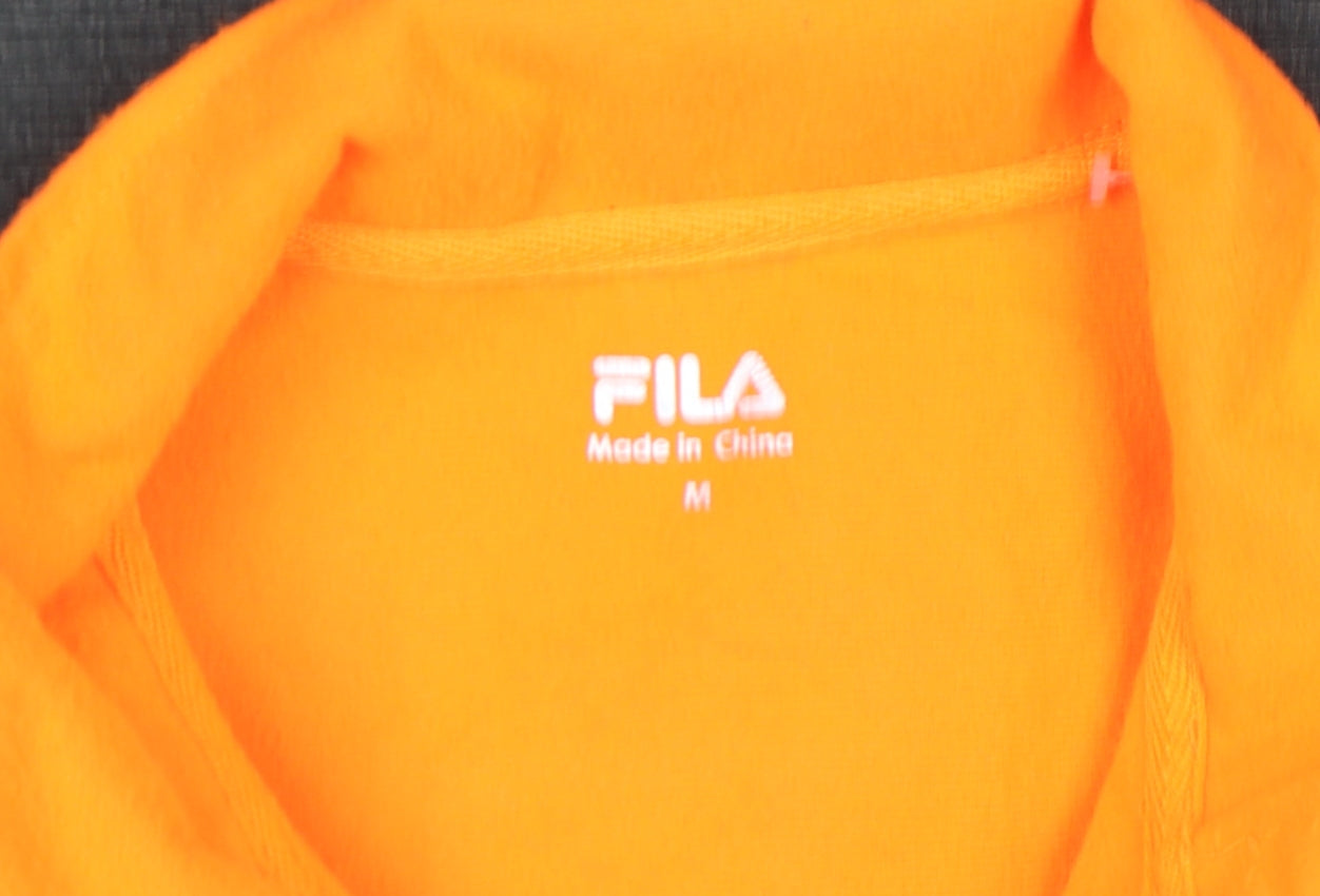 Womens UK Size M Regular FILA Grey Polyester Jacket