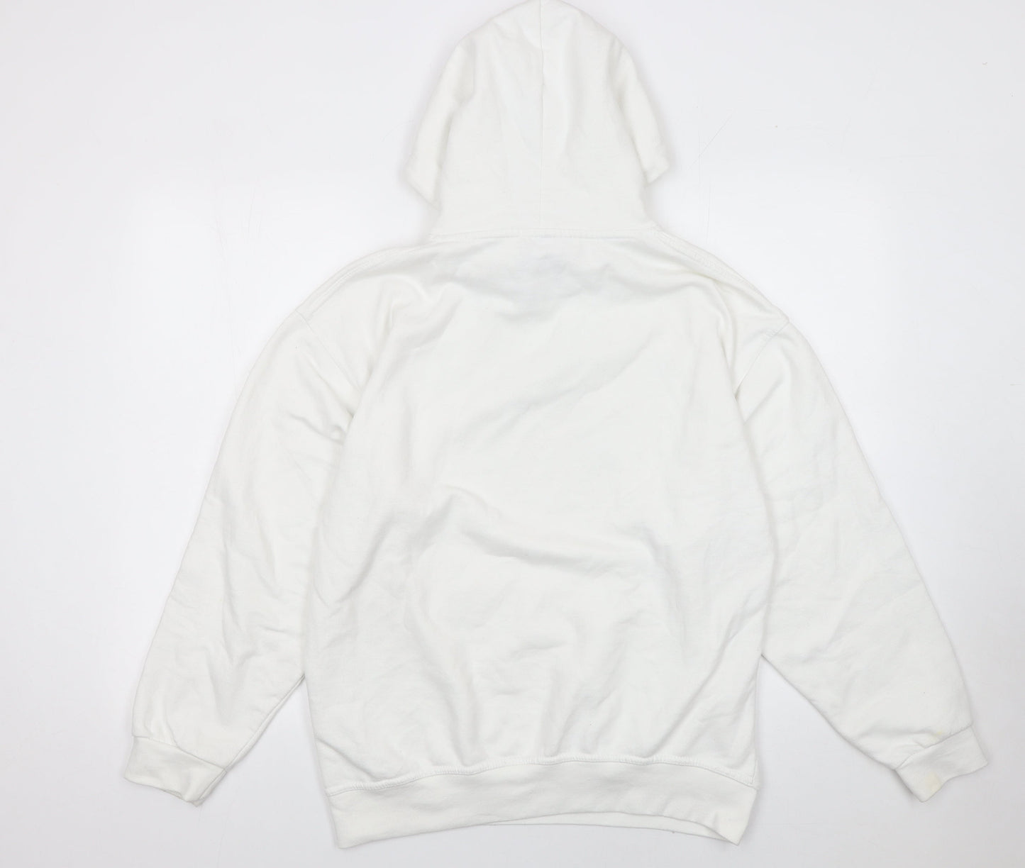 Bioworld Women’s White Hogwarts Pullover Hoodie Medium Harry Potter