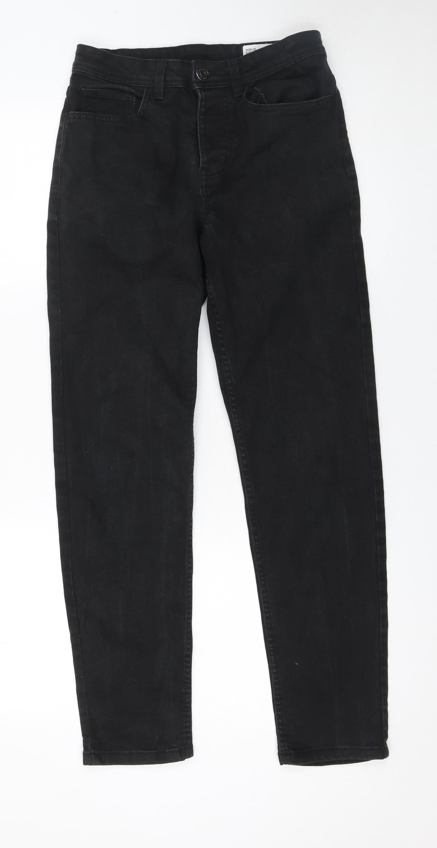 Denim Co. Men's Black Slim Stretch Jeans W28 L30