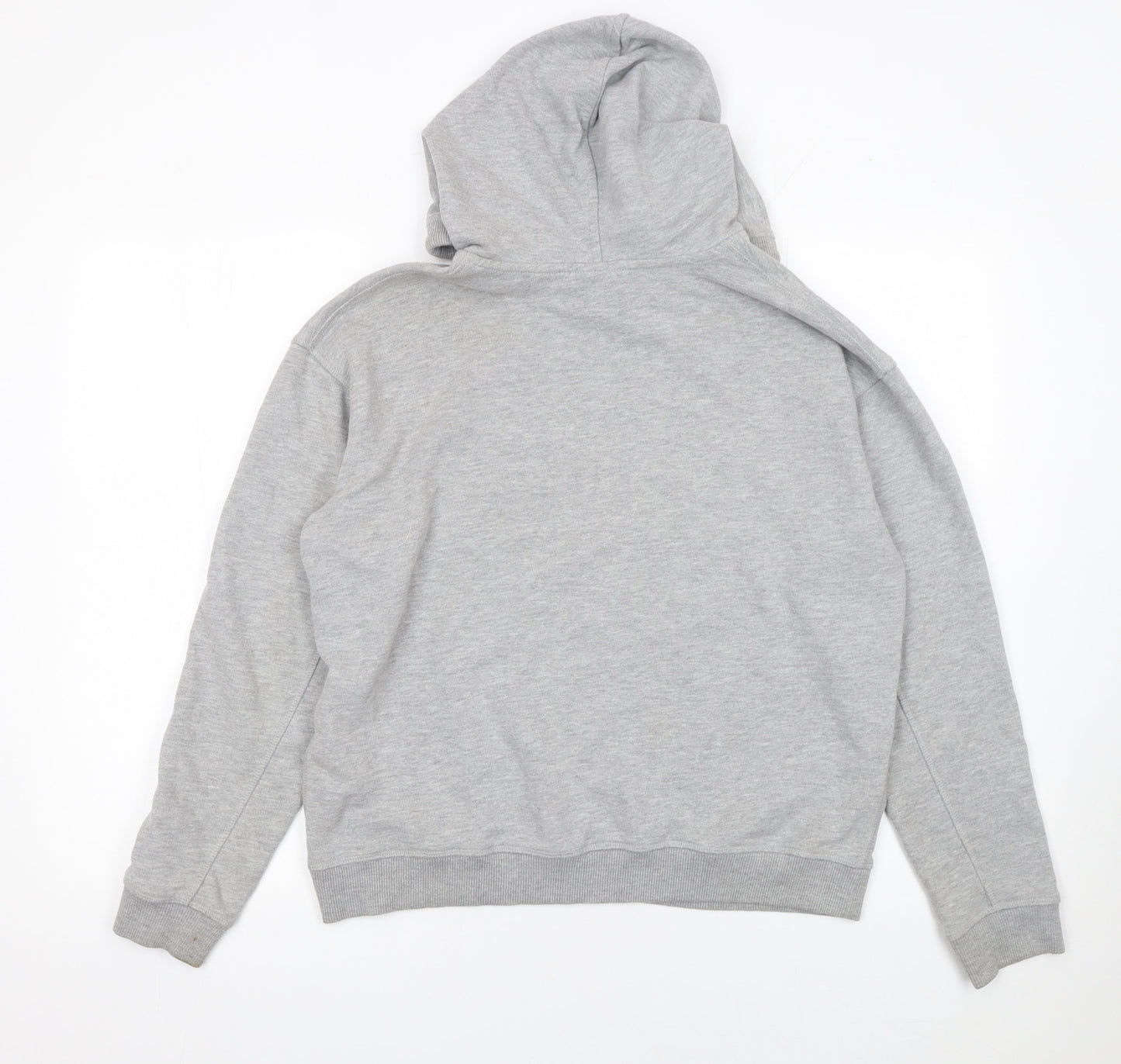 Ivy Park Women's Grey Pullover Hoodie Small Logo Cotton Blend