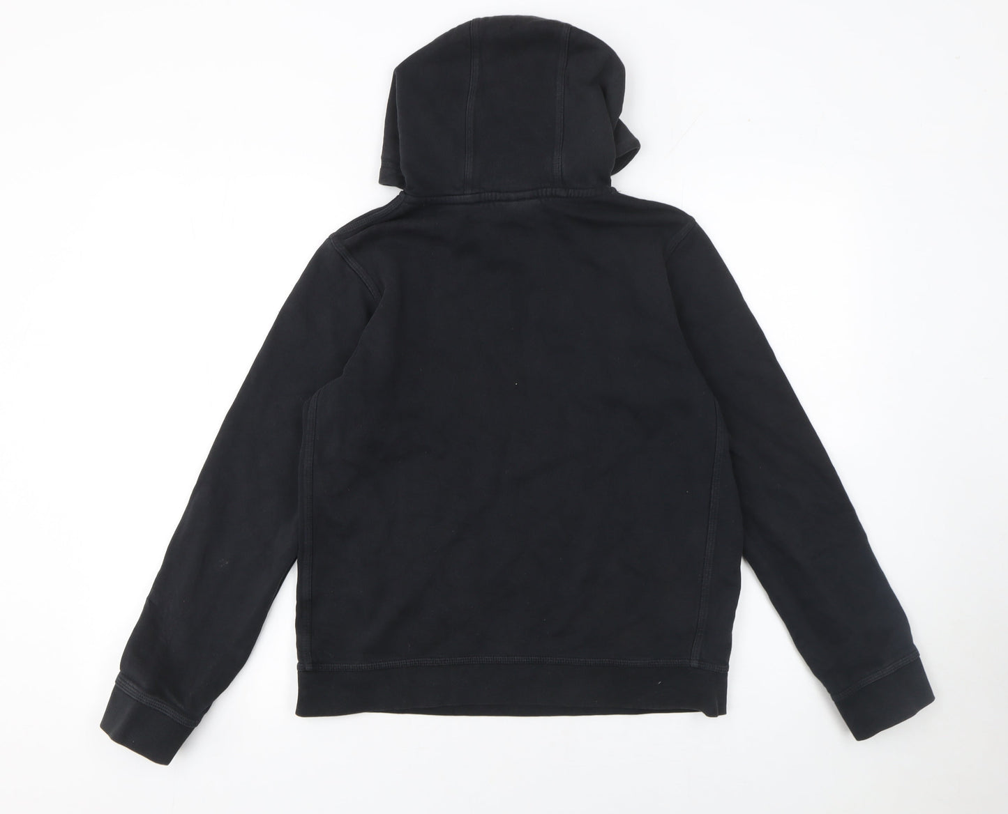 Nike Boys Black XL Pullover Hoodie with Logo and Kangaroo Pocket