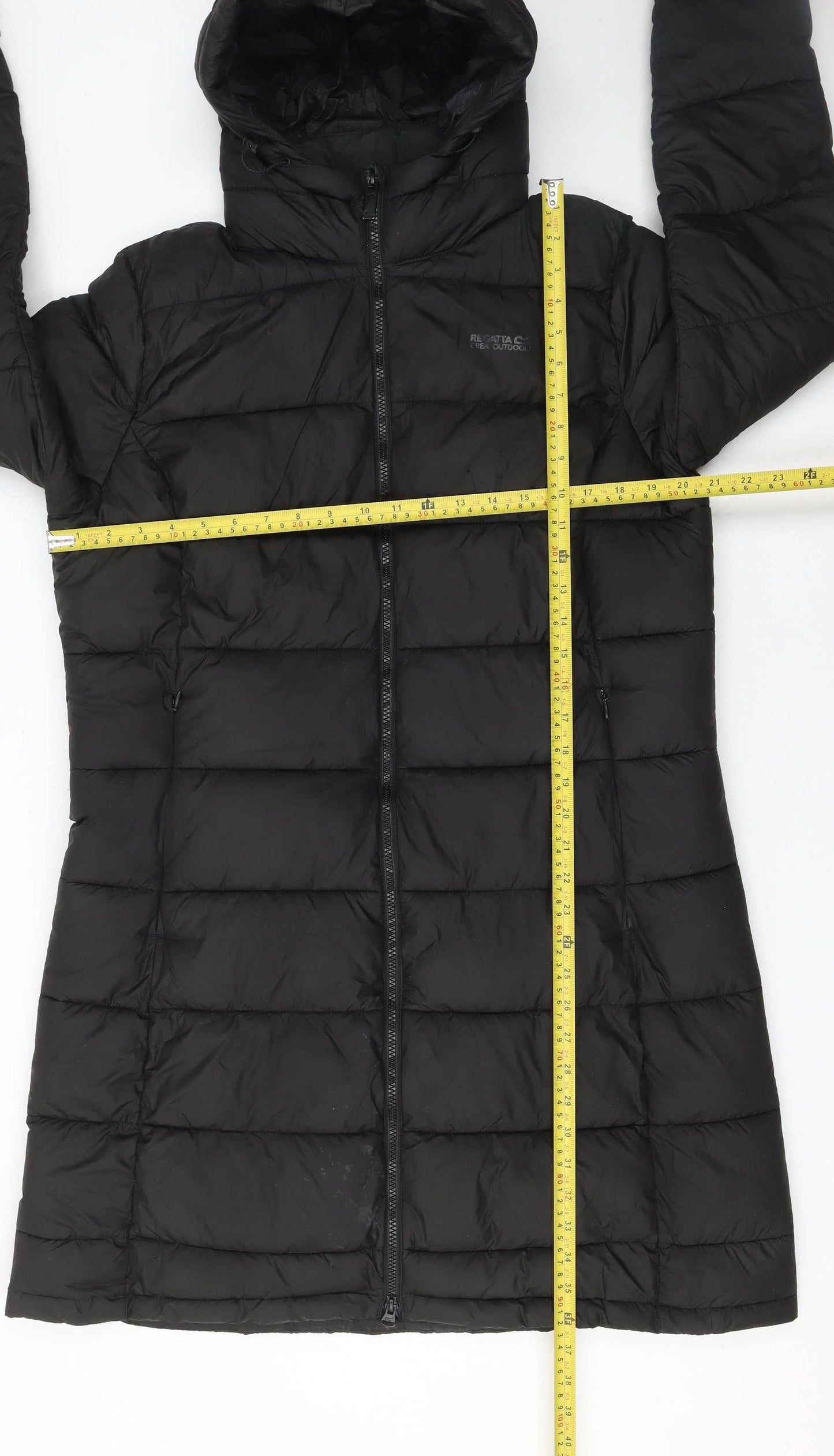 Womens UK Size 16 Regular Regatta Black Polyester Coat