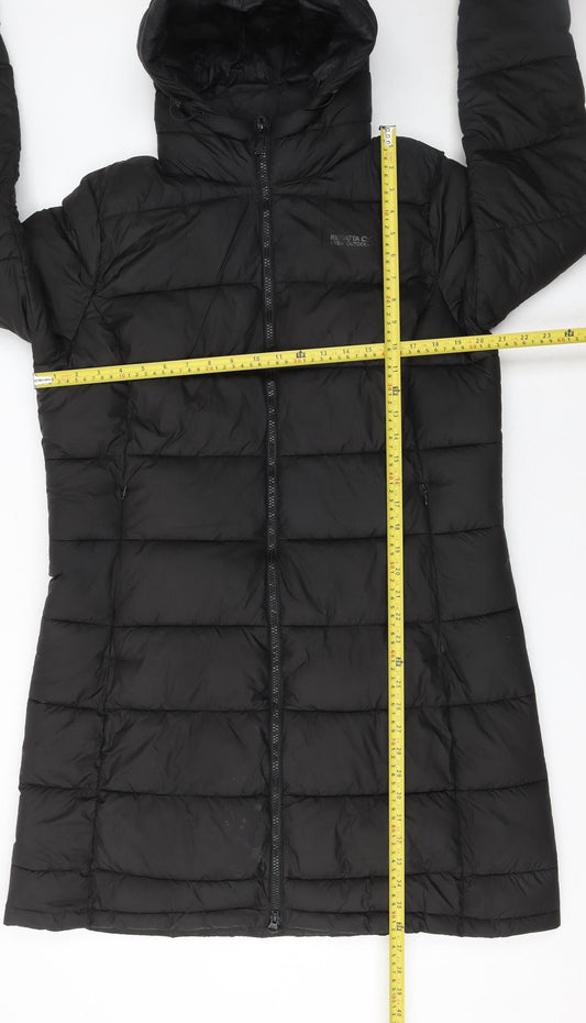 Womens UK Size 16 Regular Regatta Black Polyester Coat
