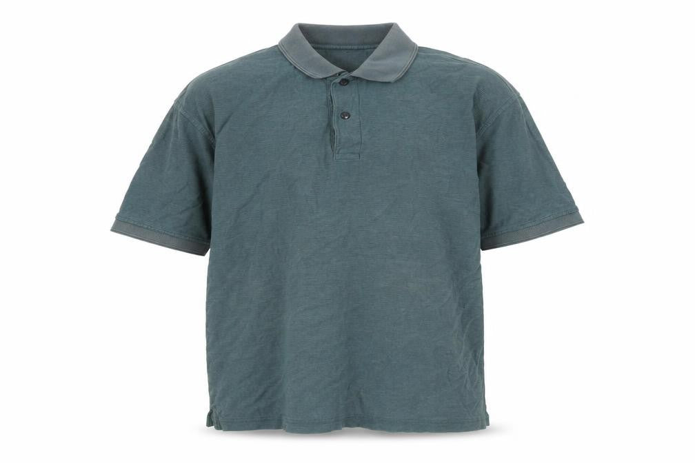 Van Heusen Men’s Blue Cotton Blend Short Sleeve Polo Shirt L
