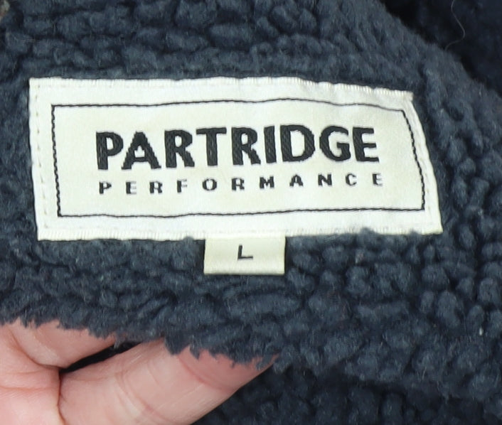 Partridge Performance Men's Red Hooded Parka Jacket L Waterproof Nylon