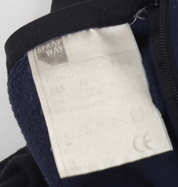 Mens UK L Regular Sprayway Blue Pullover Sweatshirt