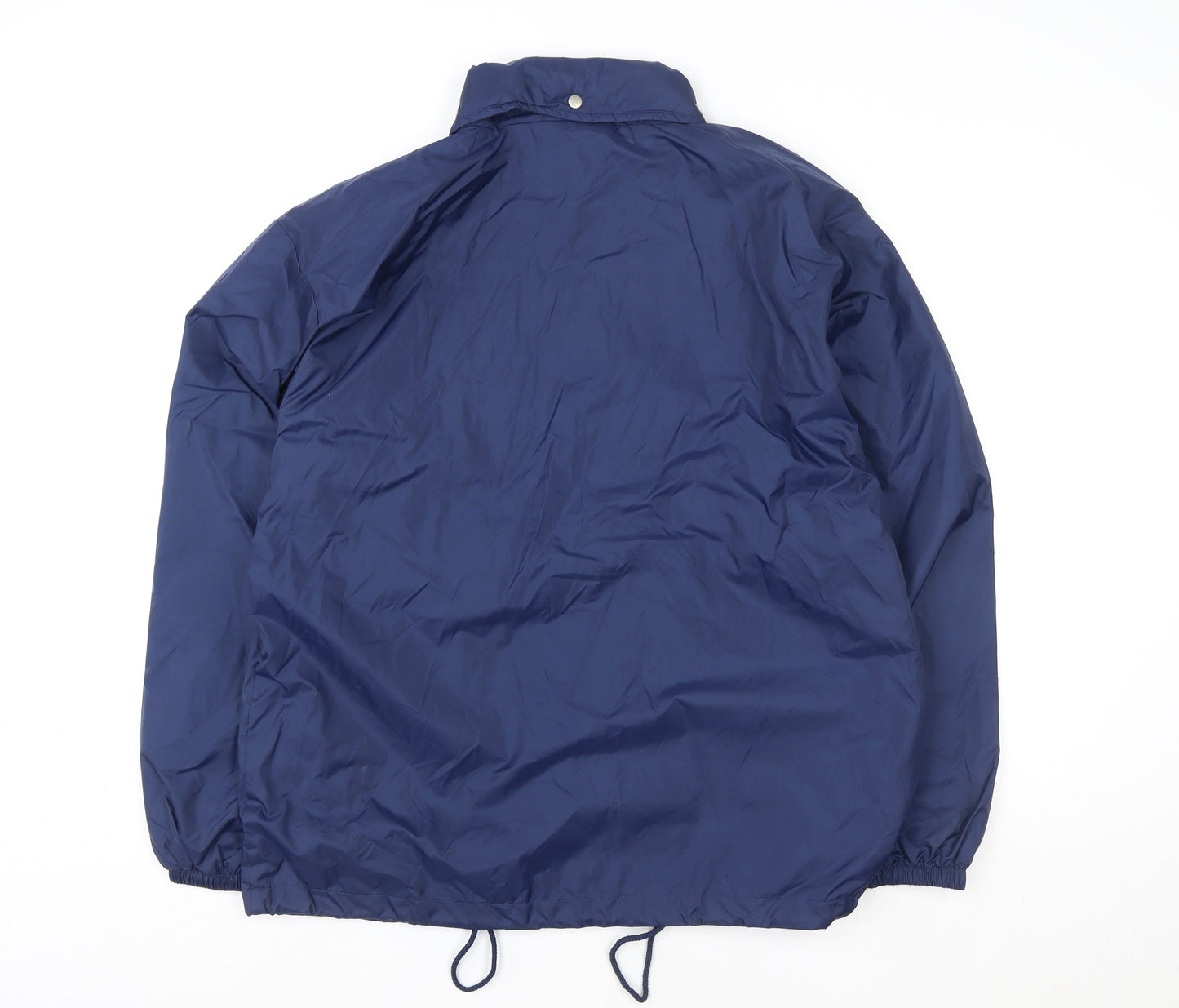 Fruit of the Loom Women’s Blue L Lightweight Nylon Windbreaker Jacket