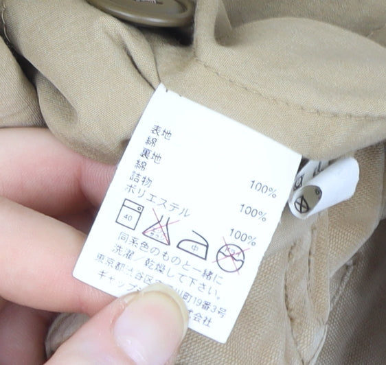 GAP Women’s Beige Cotton Twill Basic Jacket XS