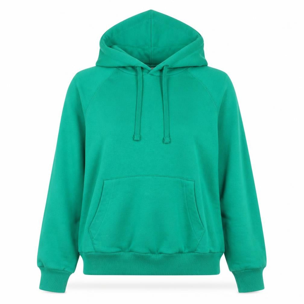 Next Women's Green Pullover Hoodie Size M Cotton Blend Casual
