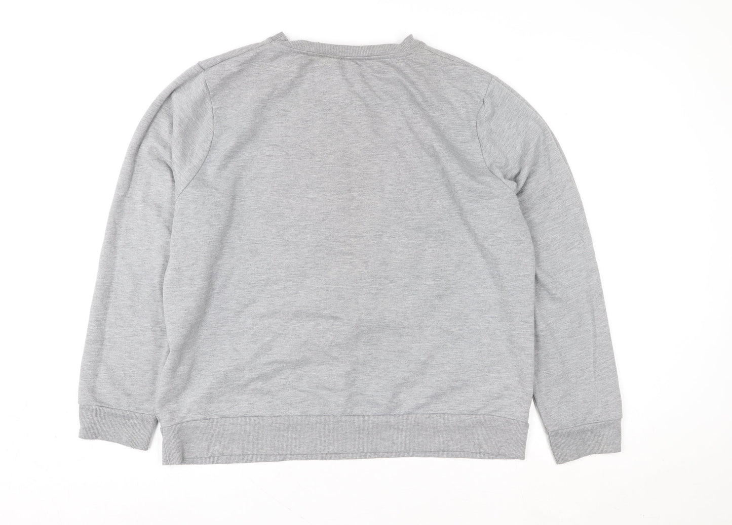 RuPaul x Primark Women's Grey Graphic Sweatshirt L 14/16 Cotton Blend