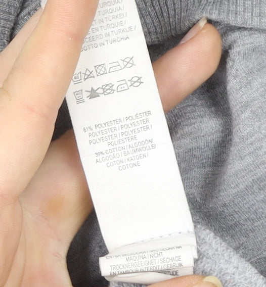 RuPaul x Primark Women's Grey Graphic Sweatshirt L 14/16 Cotton Blend
