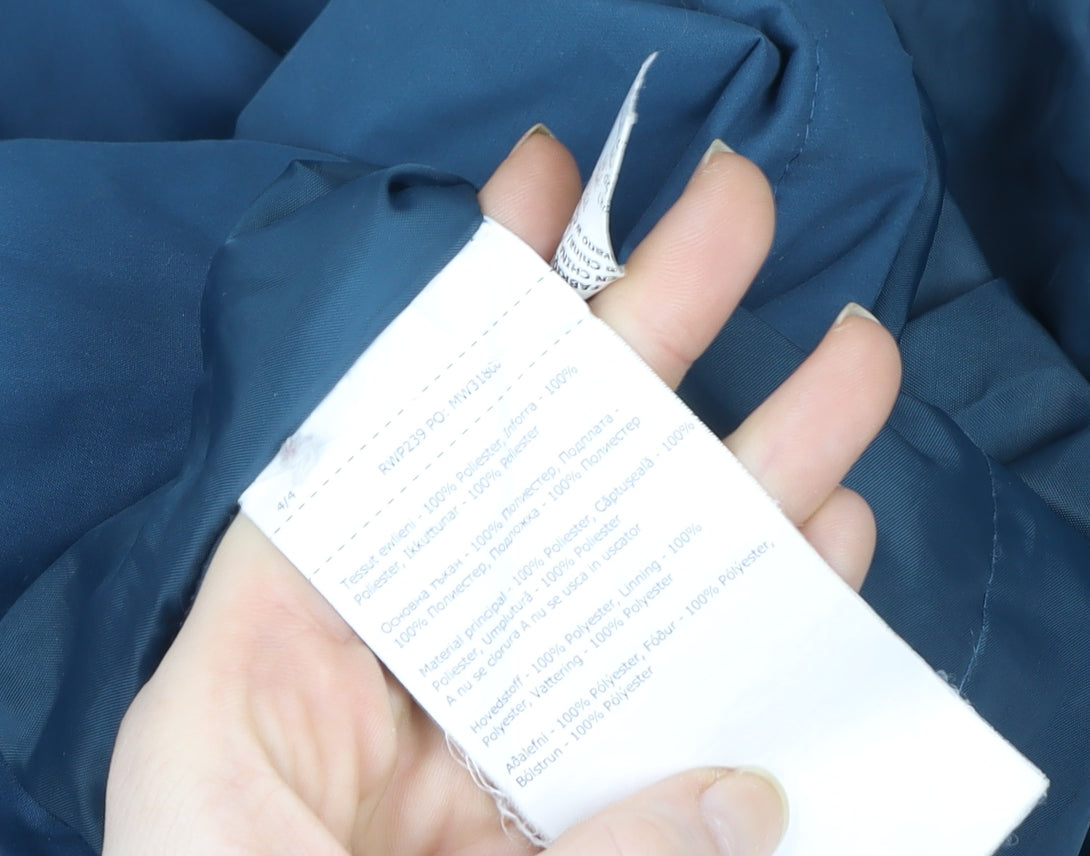 Regatta Men's Blue Hooded Parka Jacket L Windproof Water Resistant