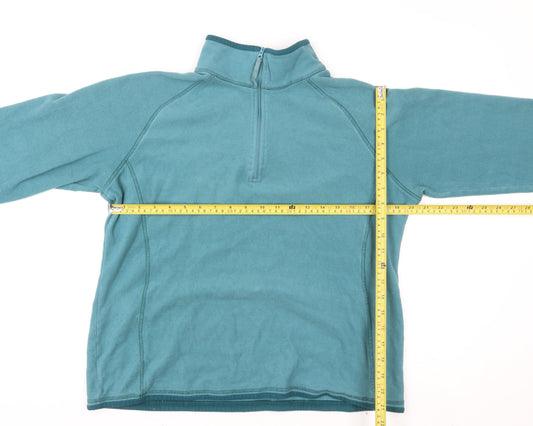 Mountain Warehouse Women’s Teal Fleece 1/2 Zip Pullover Size 18