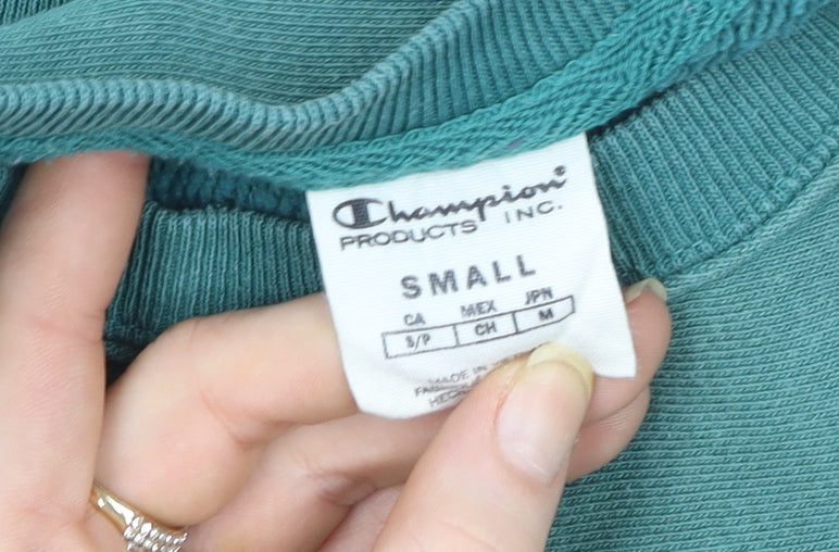 Champion Women’s Green Small Crew Neck Pullover Sweatshirt
