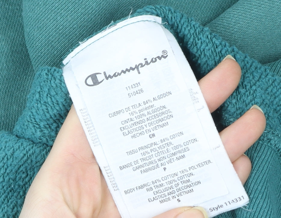 Champion Women’s Green Small Crew Neck Pullover Sweatshirt