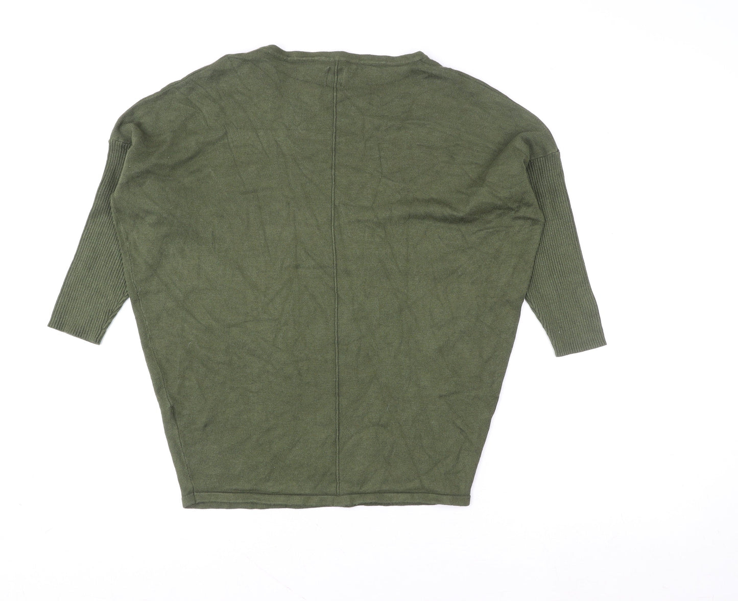 Saint Tropez Women's Green Pullover Sweatshirt Size S