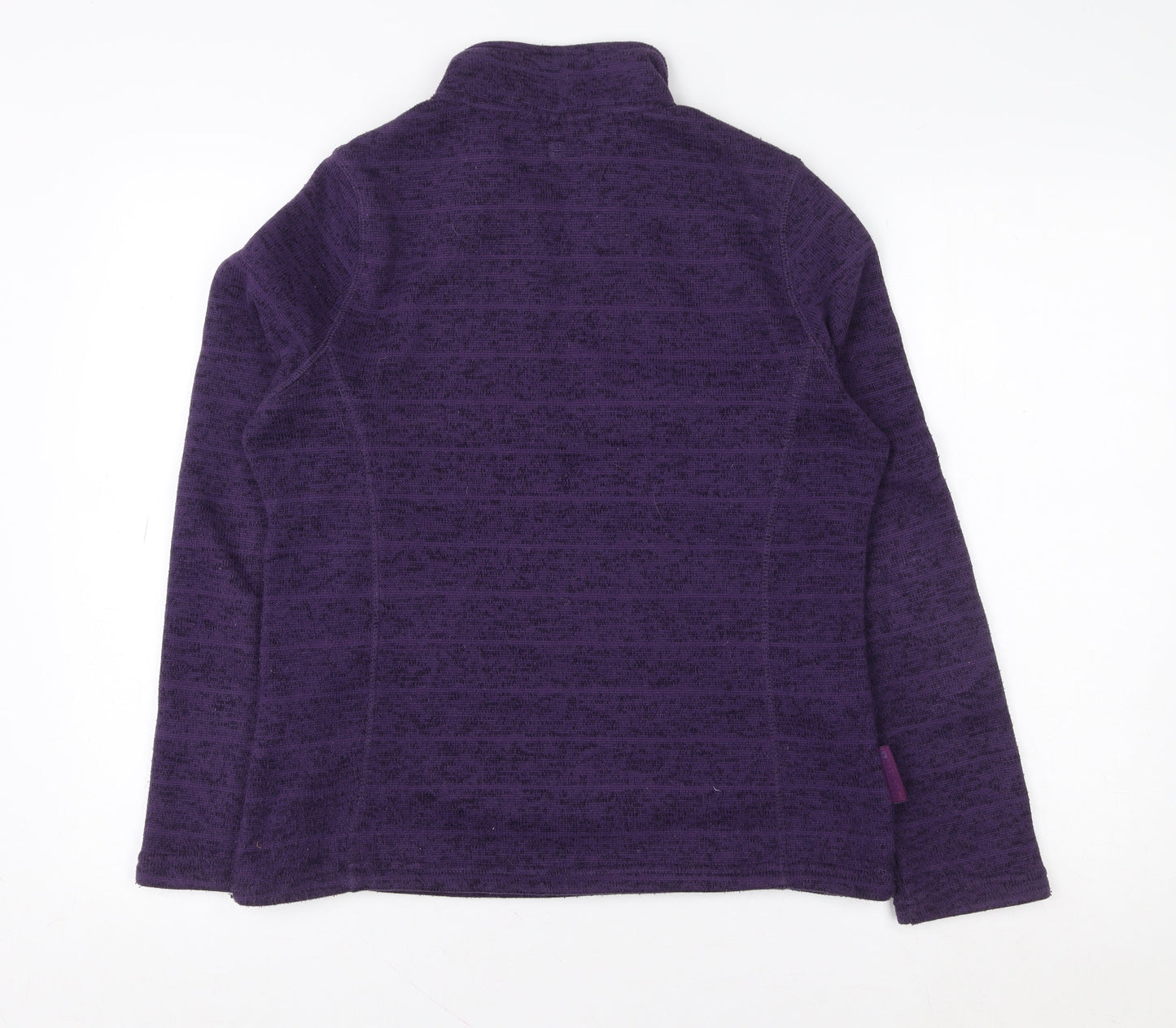 Mountain Warehouse Women's Purple Fleece Pullover Size 10 1/2 Zip Sweatshirt
