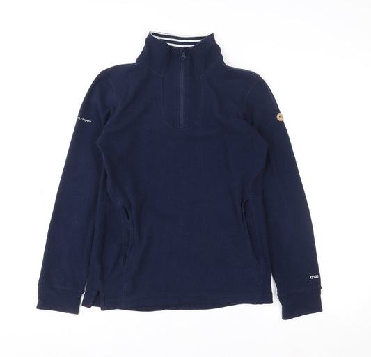 Trespass Womens Navy XS 1/2 Zip Fleece Pullover Sweatshirt