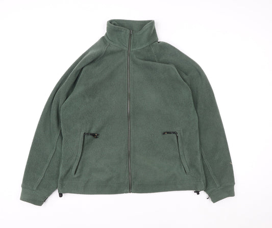 Mens UK S Regular Regatta Green Full Zip Sweatshirt