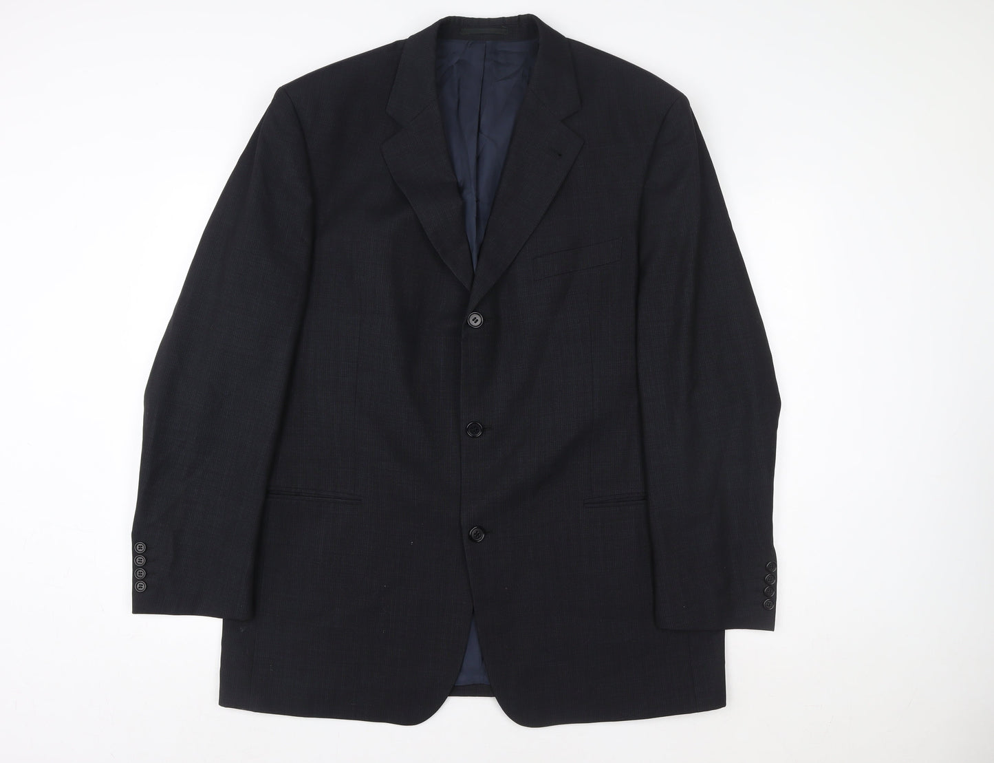 Hugo Boss Womens Black Wool Suit Jacket Size 28 Regular Fit