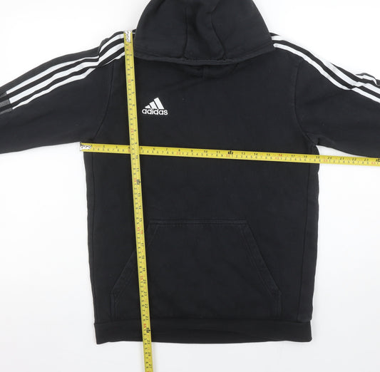 Adidas Women's Black Pullover Hoodie Medium Cotton Blend