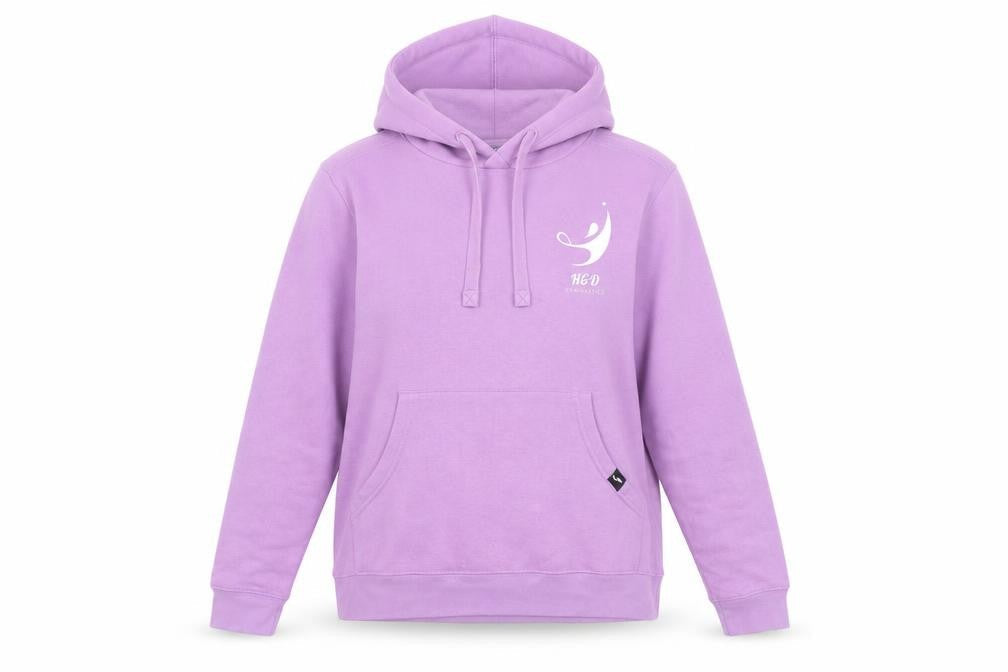 Joma Womens Lilac Pullover Hoodie Medium Cotton Blend Gym Sweatshirt