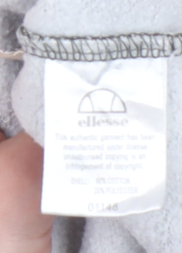 Ellesse Womens Green Camouflage Crew Neck Pullover Sweatshirt UK S