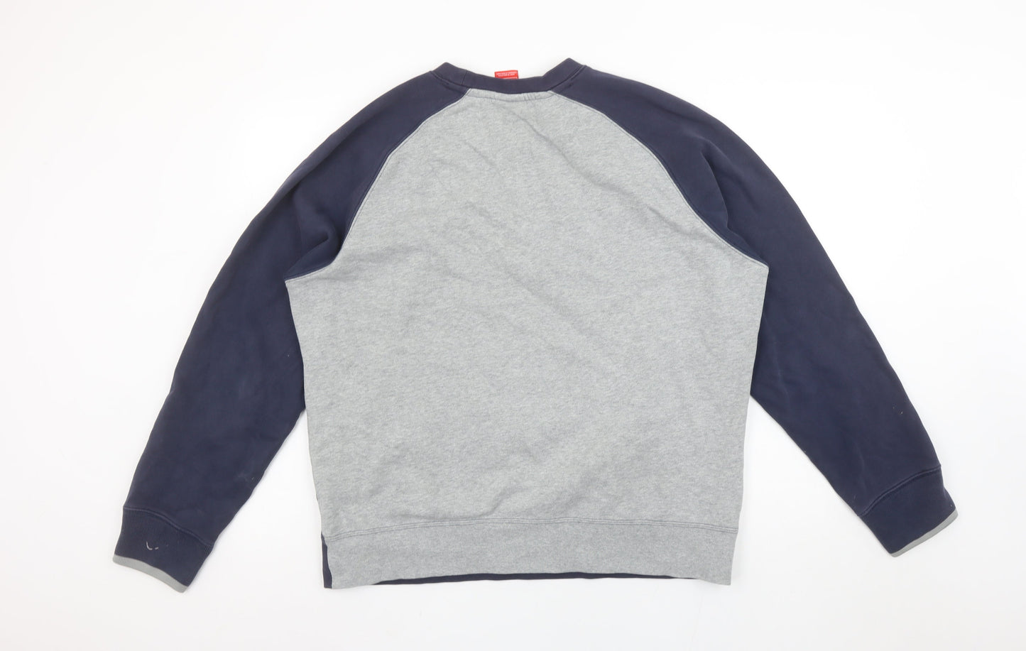 Mens UK L Regular Nike Blue Pullover Sweatshirt