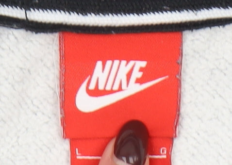 Mens UK L Regular Nike Blue Pullover Sweatshirt