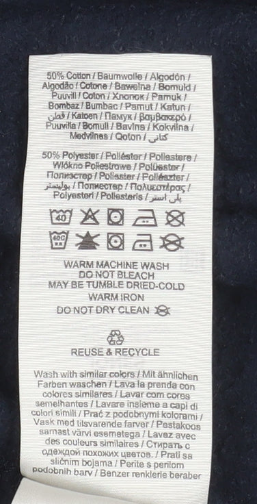 Jack & Jones Men’s Black XL Full Zip Hoodie Jacket