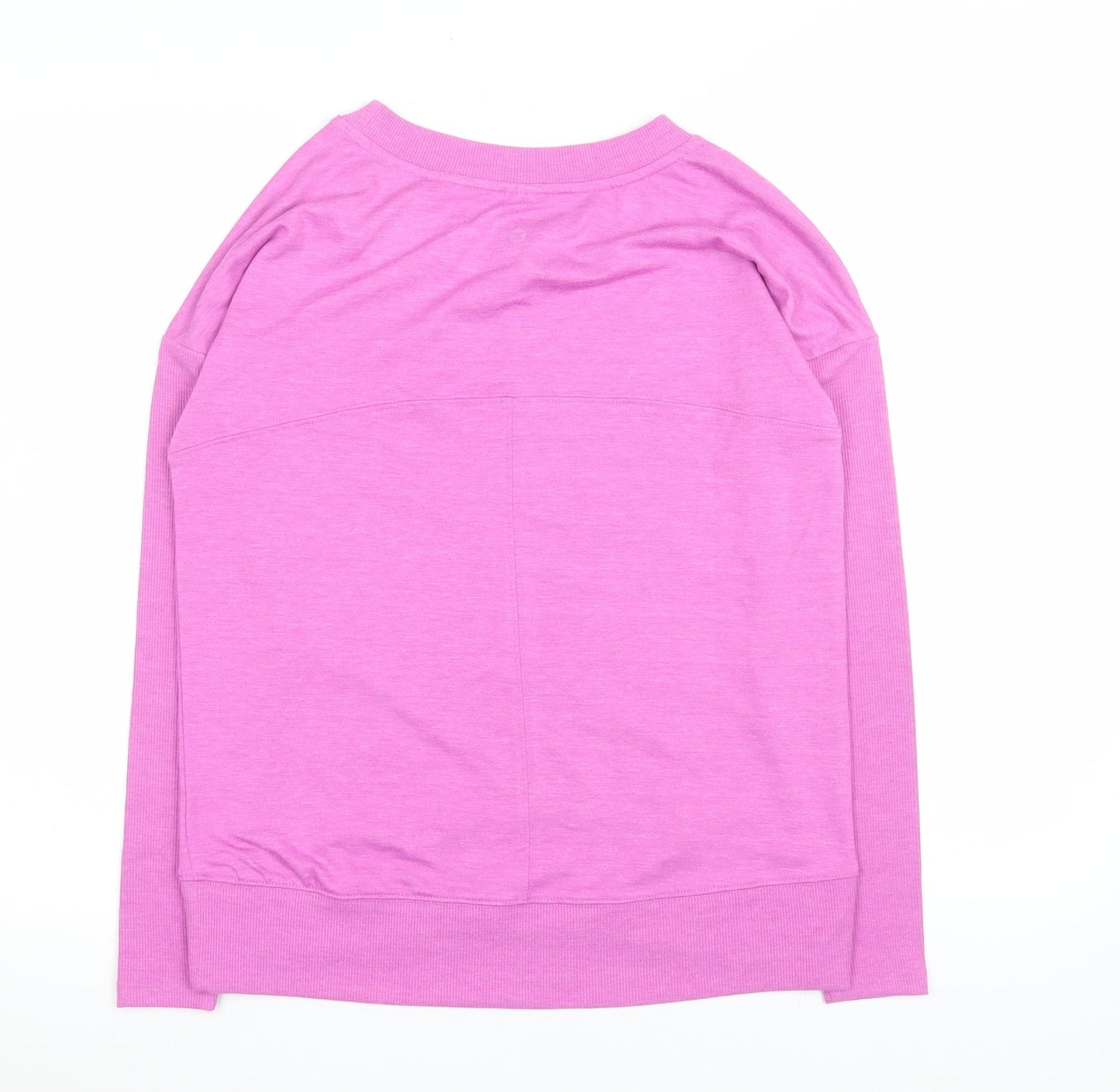 RBX Women’s Pink Long Sleeve Crew Neck Basic Jersey Top XS