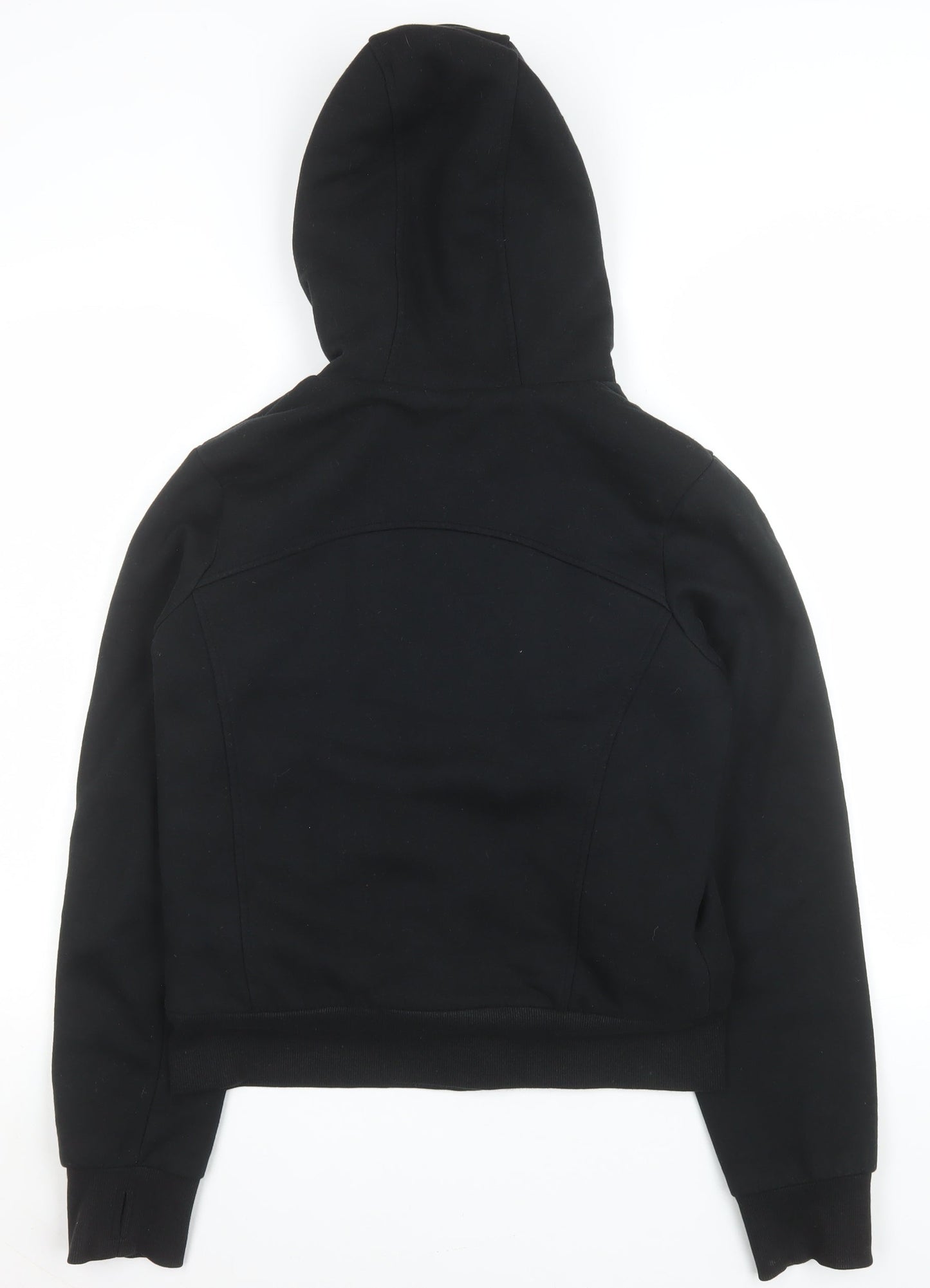 Bench Men's Black L Hooded Lined Cotton Blend Jacket