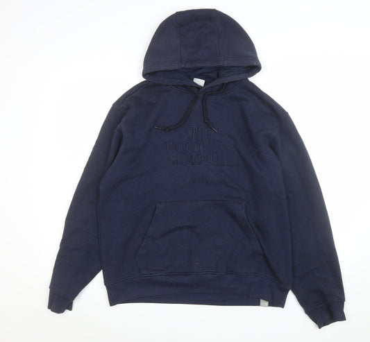 Mens UK M Regular The North Face Blue Pullover Hoodie