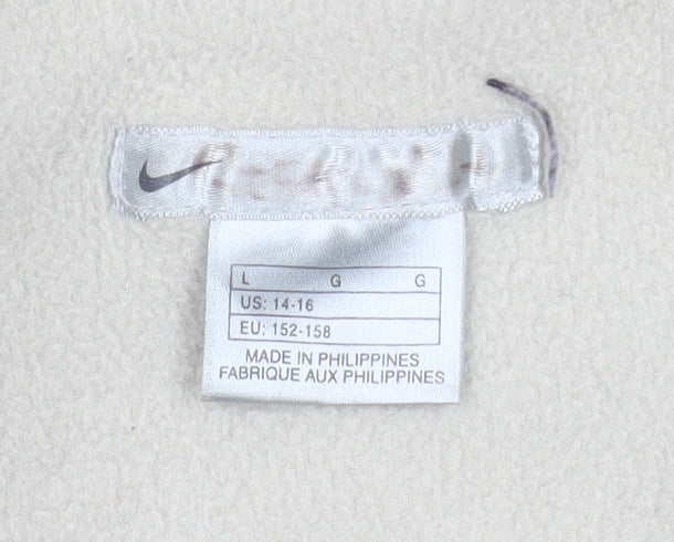 Nike Men's Black Puffer Jacket M Winter Outdoor Nylon Coat