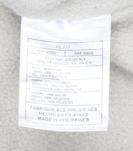 Nike Men's Black Puffer Jacket M Winter Outdoor Nylon Coat